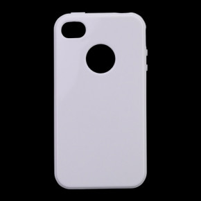 Силиконов гръб ТПУ мат  Apple iPhone 4 / Apple iPhone 4S бял